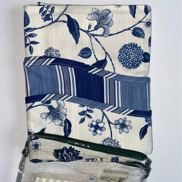 Waverly Accents Waverly Fairfield Valance Nassau Vine Porcelain